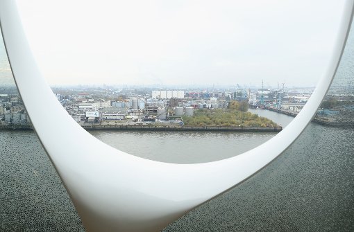 Die Aussichts- und Besucherplattform der Elbphilharmonie am Hamburger Hafen ist seit Freitag offiziell eingeweiht worden. Foto: Getty