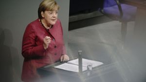 Angela Merkel stimmte die Menschen in Deutschland auf einen schweren Winter ein. Foto: dpa/Michael Kappeler