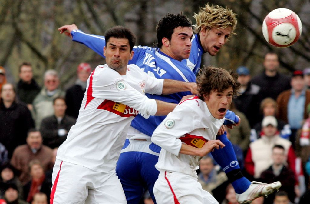 Heiße Derbys mit dem VfB II gegen die Blauen 2007(mit Recep Yildiz und Bastian Bischoff).
