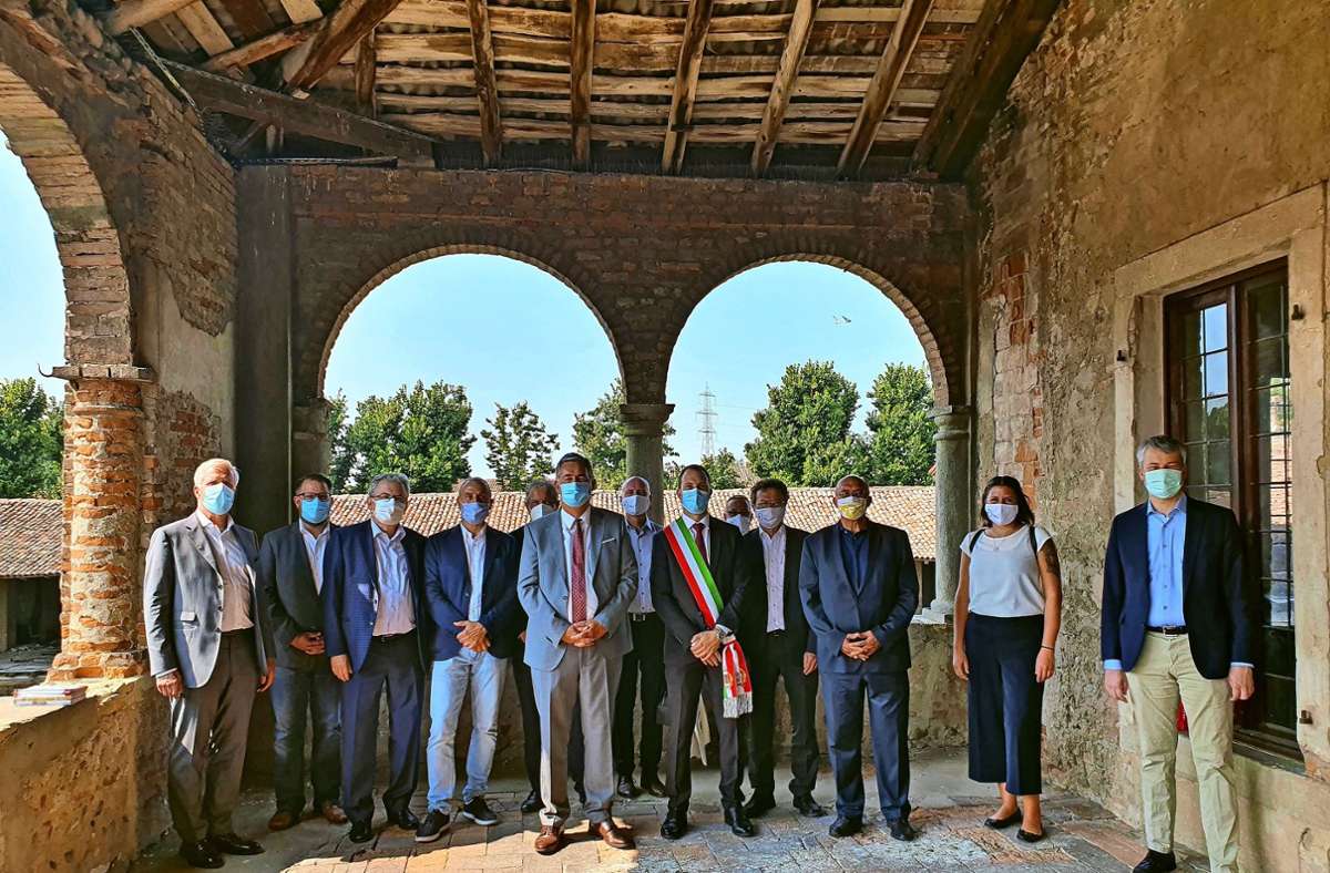 Die Ludwigsburger Delegation zu Gast  in Bergamo im Herbst 2020. Foto: Landratsamt