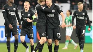 Eintracht Frankfurt dank Last-Minute-Treffer im Viertelfinale