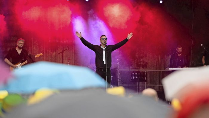 Sindelfingen rockt sich ein mit Robbie Williams