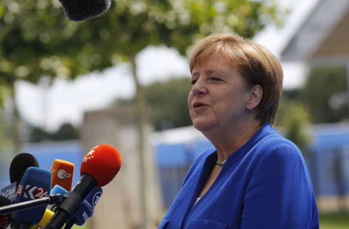 Bundeskanzlerin Angela Merkel will sich von Donald Trump nicht reinreden lassen. Foto: AP