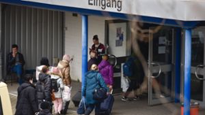 In Stuttgart ist die Unterbringung von Flüchtlingen – auch die Notunterbringung bei der Schleyerhalle (im Bild) ausgereizt. Foto: Lichtgut/Max Kovalenko