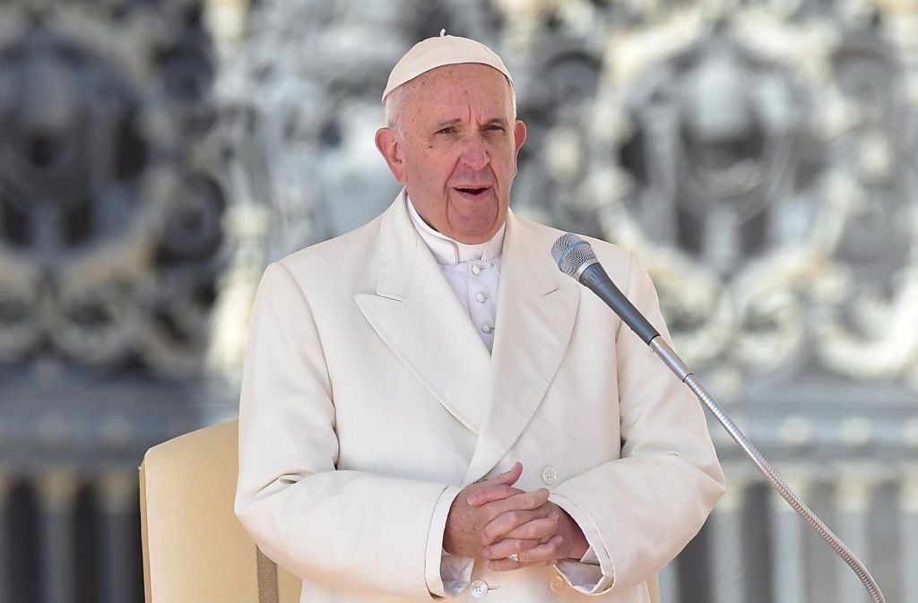 Papst Franziskus bekam Glückwünsche aus aller Welt Foto: dpa