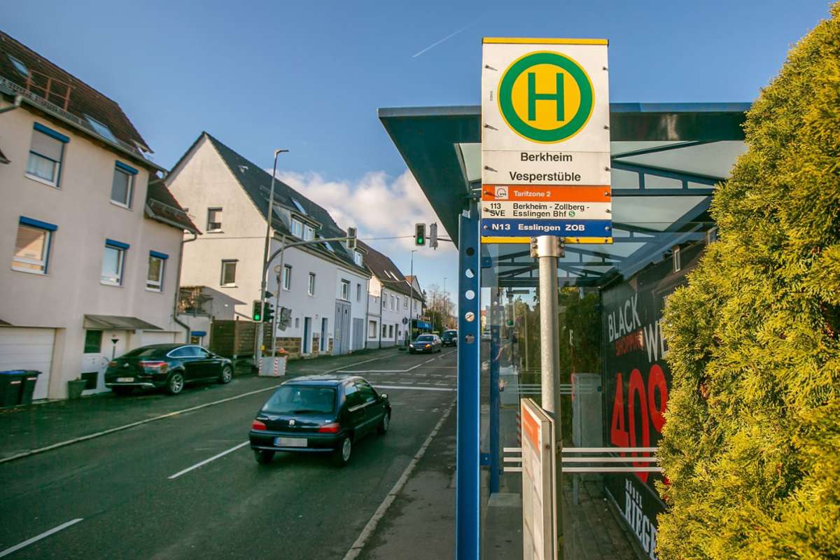 Wer zur Haltestelle Vesperstüble in Berkheim bestellt wird und keine Ortskenntnisse hat, hat künftig schlechte Karten: Sie wird in „Nellinger Straße“ umbenannt.