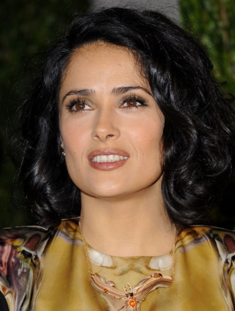 Salma Hayek trifft am 7. März 2010 zur Vanity Fair Oscar Party in West Hollywood ein. Die Schauspielerin  belegt mit 71 Prozent Platz zwei.