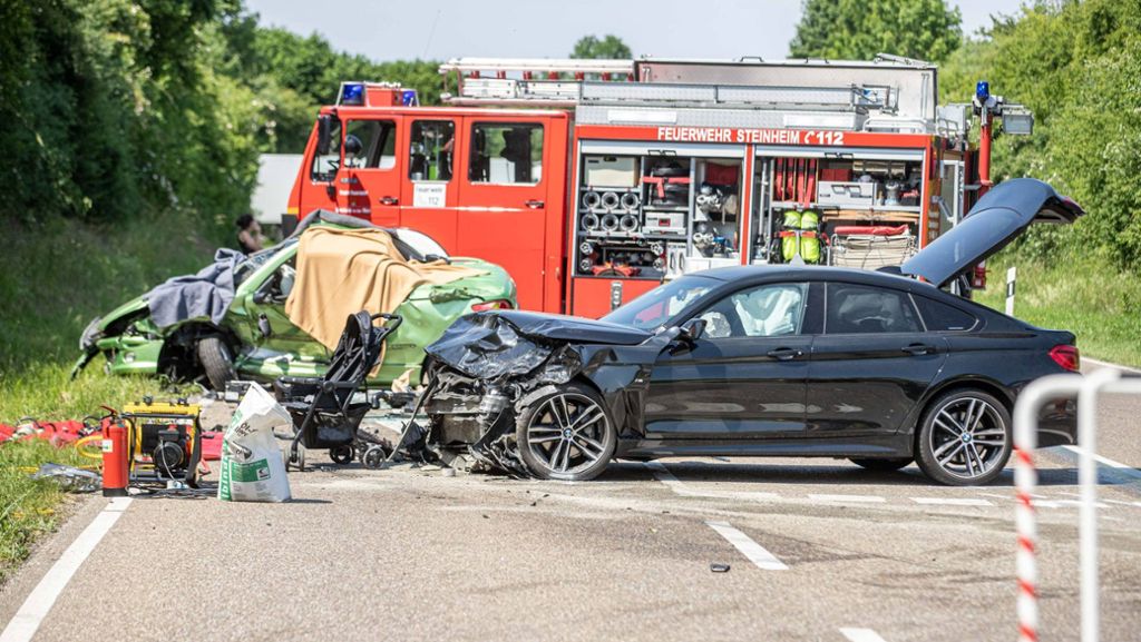 Schwere Kollision bei Steinheim: Autofahrer stirbt an Unfallort
