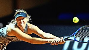 Maria Scharapowa war die umstrittene Figur beim Stuttgarter Tennis Grand Prix. Foto: dpa