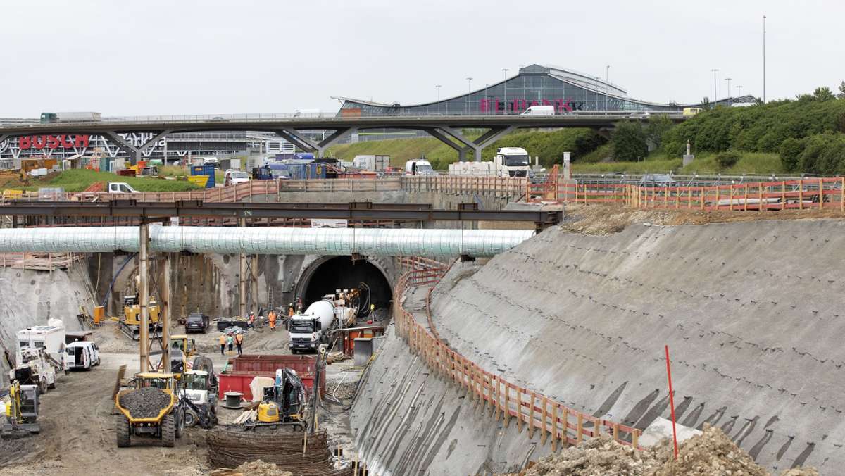 Stuttgart 21 am Flughafen: Tunnelbauer auf den Fildern wollen keine Zeit verlieren