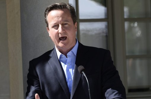 Großbritanniens Premierminister David Cameron fordert einen härteren Kurs des Westens gegen Moskau. Foto: TT NEWS AGENCY