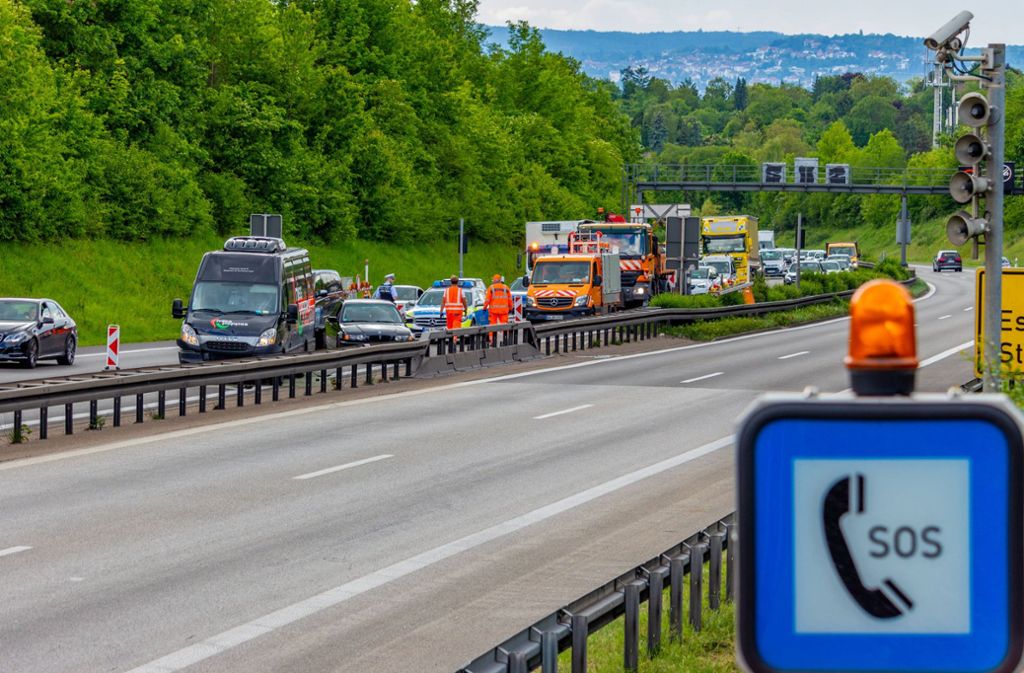 Ein Unfall vor dem Kappelbergtunnel sorgte am Mittwoch für Stau. Foto: 7aktuell.de
