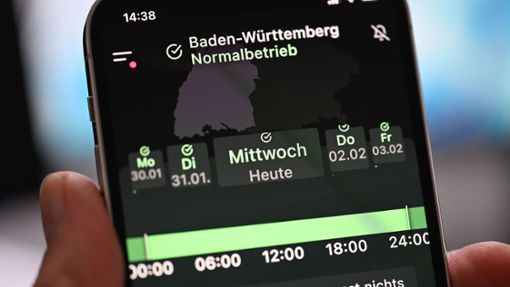 Zuletzt nutzten laut TransnetBW rund 180 000 Menschen die App „StromGedacht“. Foto: Bernd Weißbrod/dpa/Bernd Weißbrod