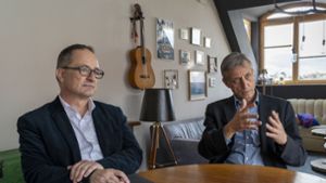 Dieter Weißer und Johannes Luithle (von links) Foto: Jürgen Bach