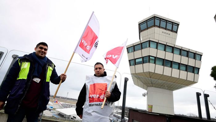Streiks bald auch am Flughafen Stuttgart möglich