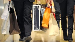 Shoppen, shoppen, shoppen: Das Wirtschaftswachstum wird vom Konsum getragen Foto: dpa