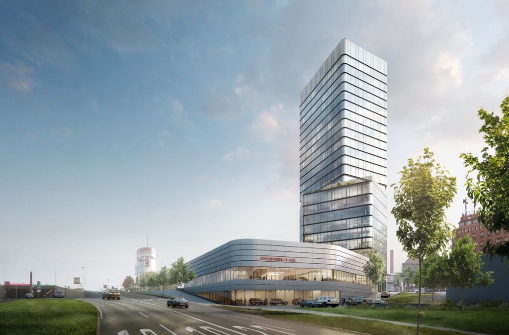 Der Porsche Design Tower soll eines der höchsten Hochhäuser in der Region werden - für den Spitzenplatz als ehrgeizigsten Hochbauprojekt reicht das aber nicht. Foto: moka-studio