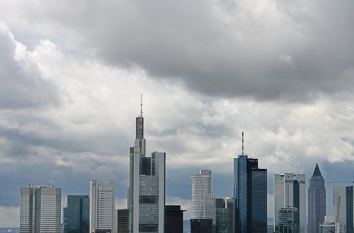 Die Hochhäuser der Banken in Frankfurt am Main. Foto: dpa