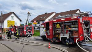 Wäschetrockner fängt Feuer in Einfamilienhaus
