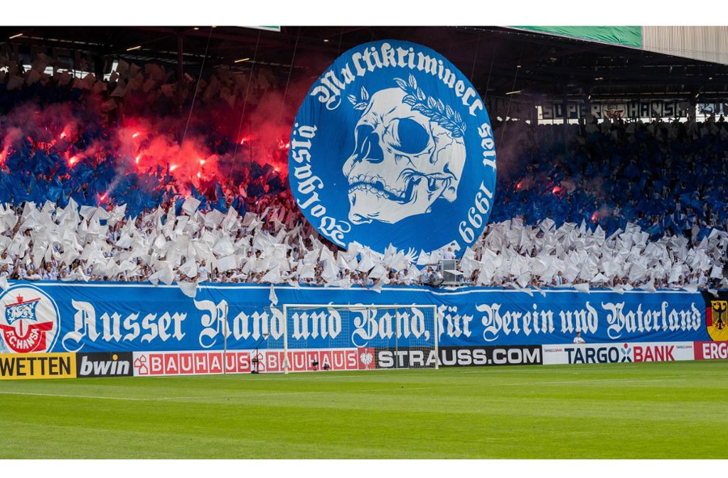 VfB Stuttgart gegen Hansa Rostock: Rostocks Choreo sorgt für