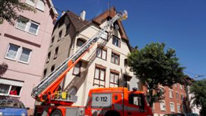 Auch in Stuttgart-Wangen war die Feuerwehr im Einsatz. Foto: Andreas Rosar