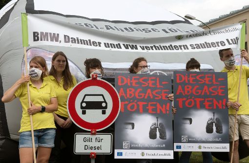 Der Dieselgipfel in Berlin war von Protesten begleitet. Foto: dpa