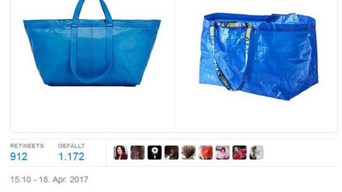 Balenciaga designt „Ikea-Tasche“ für 2000 Euro
