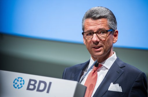 Der BDI-Chef Ulrich Grillo erhält anders als die Präsidenten der übrigen Spitzenverbände ein gutes Salär ausbezahlt. Foto: dpa