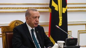 Der türkische Staatspräsident Recep Tayyip Erdogan während eines Auslandsaufenthaltes im Oktober. Foto: AFP/OSVALDO SILVA