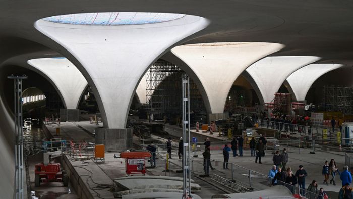 Der Stuttgarter Bahnhof bleibt bis 2027 Baustelle