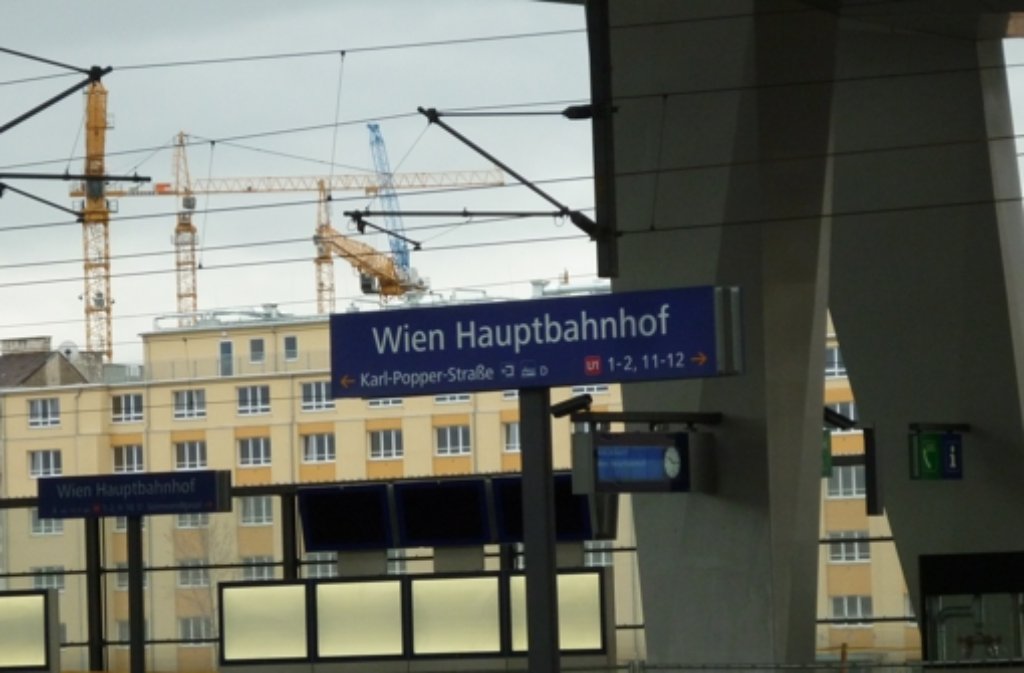 Der Hauptbahnhof in Wien ist Mitten im Bau. Klicken Sie sich durch unsere Bildergalerie.