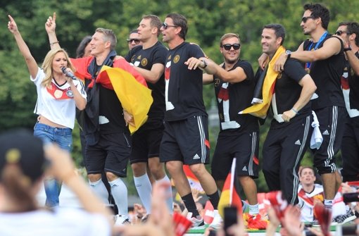 Weltmeister und jetzt auch Erster in der Fifa-Weltrangliste: Das DFB-Team. Foto: dpa