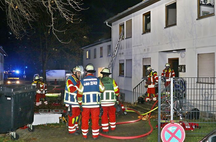 Alarm in Leonberg: Feuer im Flüchtlingsheim: Alle gerettet