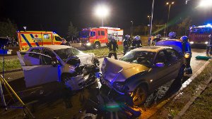 Bei einem Unfall sind am Sonntagabend in Ludwigsburg vier Menschen verletzt worden. Foto: www.7aktuell.de/Schmalz