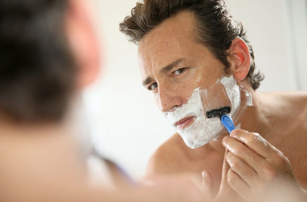 Hals nicht oder bart rasieren Vollbart rasieren