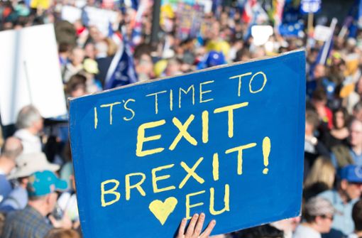 Viele Briten sind gegen den Brexit – auch eine neue Abstimmung ist denkbar geworden. Foto: dpa