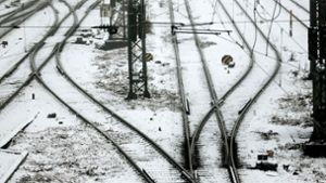In Mecklenburg-Vorpommern hat ein Zugführer eine Gefahrenbremsung eingeleitet, weil er einen Schneemann für einen Menschen hielt (Symbolbild). Foto: dpa