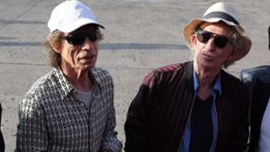 Mick Jagger und Keith Richards (Archivfoto) sind „heiß auf Stuttgart“. Foto: dpa