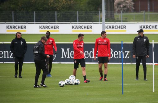 Bald wird beim VfB Stuttgart wieder in Mannschaftsstärke trainiert. Foto: Baumann