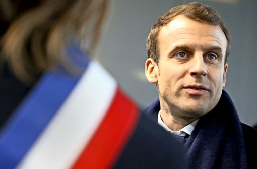 Emmanuel Macron fordert die mächtigen Eisenbahnergewerkschaften heraus. Foto: AFP