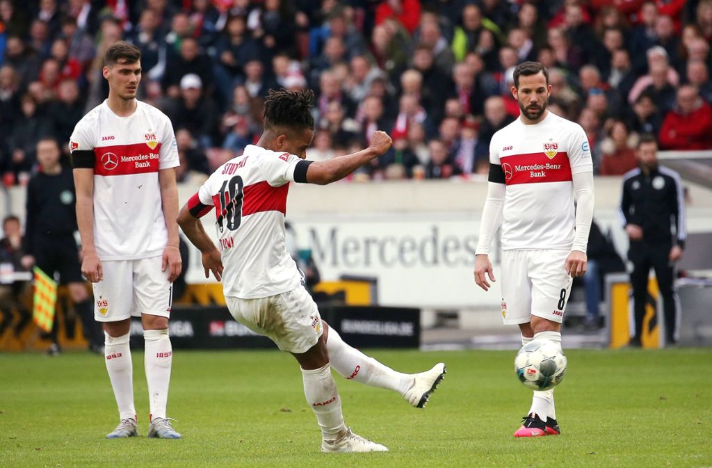 Daniel Didavi ist unser „Spieler des Spiels“ beim 2:0-Heimsieg des VfB Stuttgart gegen Jahn Regensburg. Foto: Pressefoto Baumann/Julia Rahn
