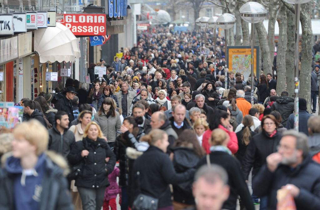 In Stuttgart steigt die Einwohnerzahl. Foto: dpa