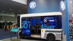 Für die Kommunen hat ZF Mobilitätskonzepte wie den Kleinbus E-Go People Mover  erarbeitet. Foto: dpa