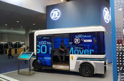 Für die Kommunen hat ZF Mobilitätskonzepte wie den Kleinbus E-Go People Mover  erarbeitet. Foto: dpa