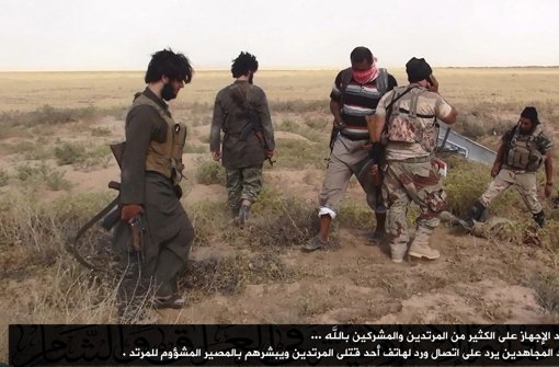 Isis-Kämpfer sollen im Nordirak Massenexekutionen begangen haben. (Symbolbild) Foto: dpa