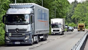 Widerstand  gegen Lastwagen-Verkehr