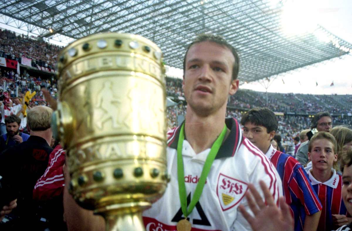 Damals auf dem Zenit: Fredi Bobic, Torschützenkönig der Liga 1997.