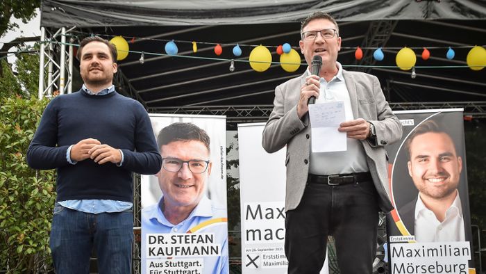 Stuttgarter CDU-Kandidaten versprechen 120 Prozent für Laschet