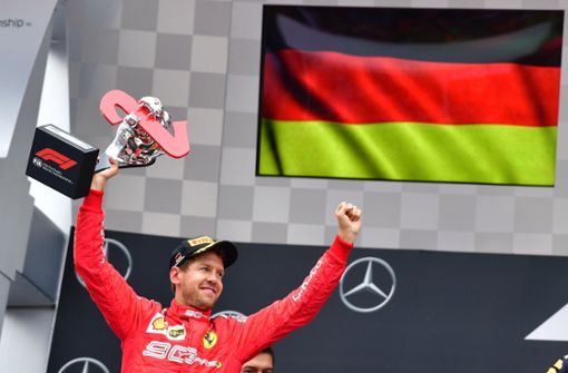 Sebastian Vettel macht sich für Hockenheim stark Foto: AFP