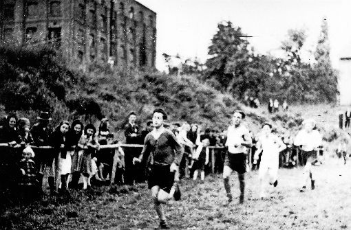 Laufwettbewerb in der Lehmgrube Ende der 40er Jahre Foto: TV Echterdingen